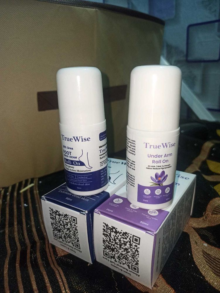 Underarm Roll On+Foot Cream