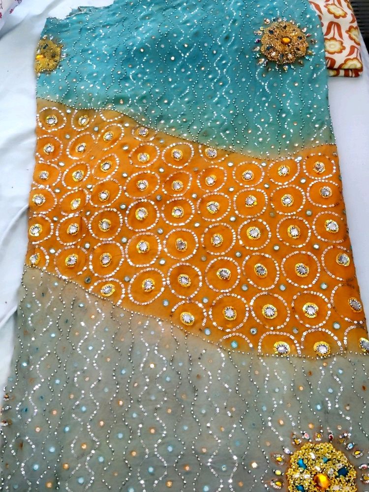 Heavy Work Saree
