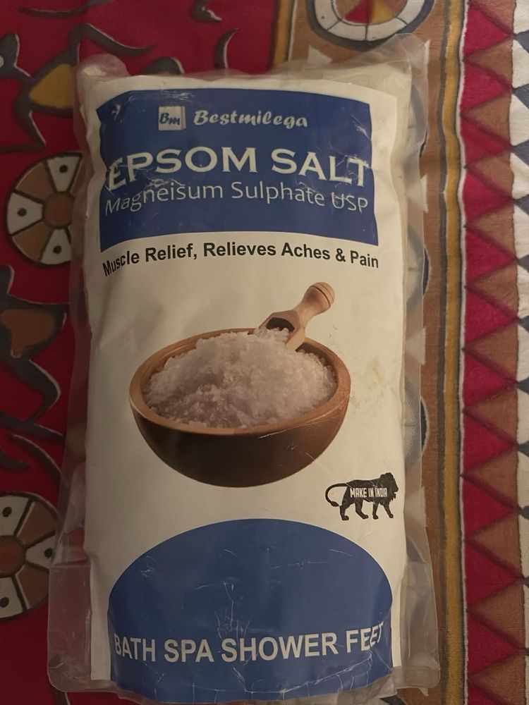 Epsom MgSo4 Bath Salt For Muscle Ache