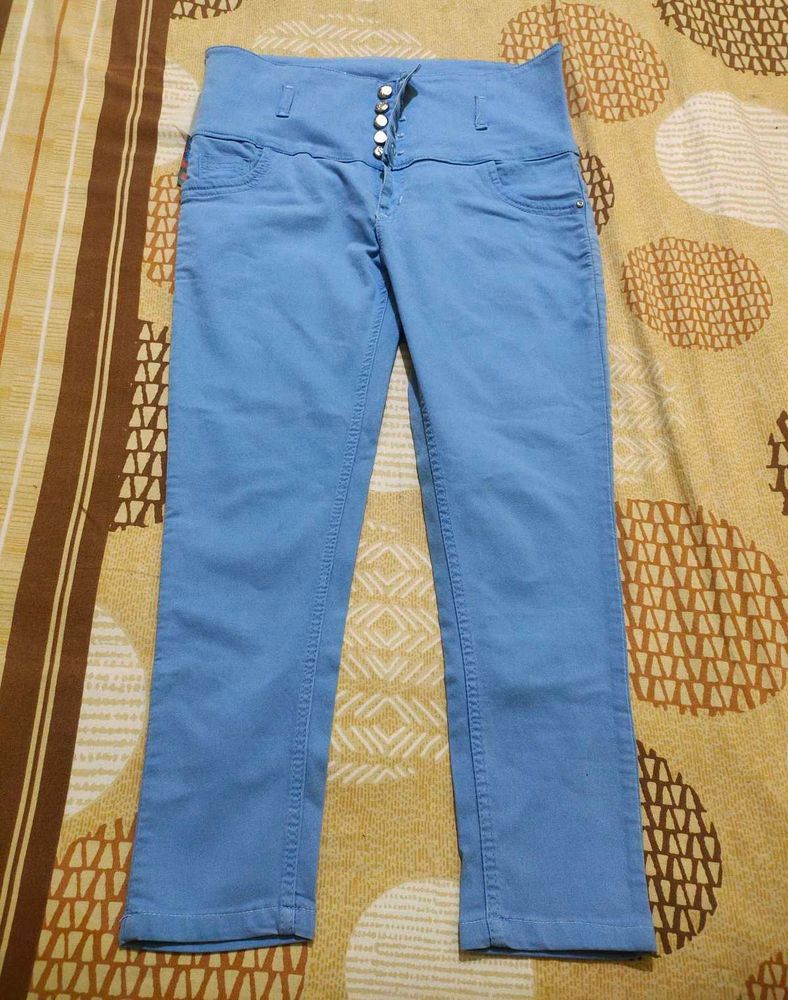 Women Skinny Light Blue Jeans