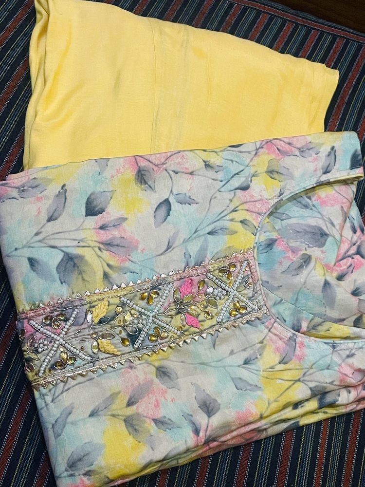 Beautiful Kurti With Palazzo Set