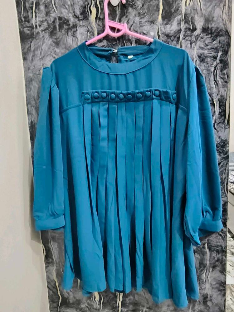 Teal Blue Top For Women