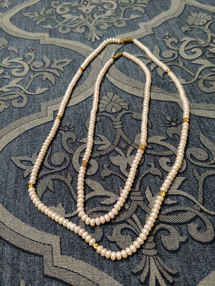 Pearl Beaded Necklace Set