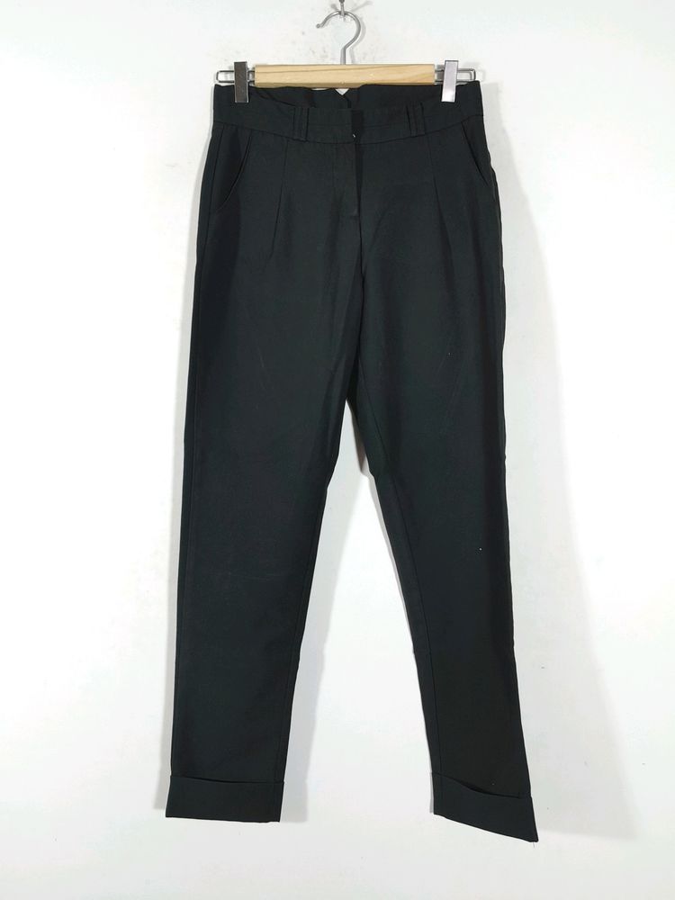 Black Slim Fit Formal Pant  (Women&#39;s)