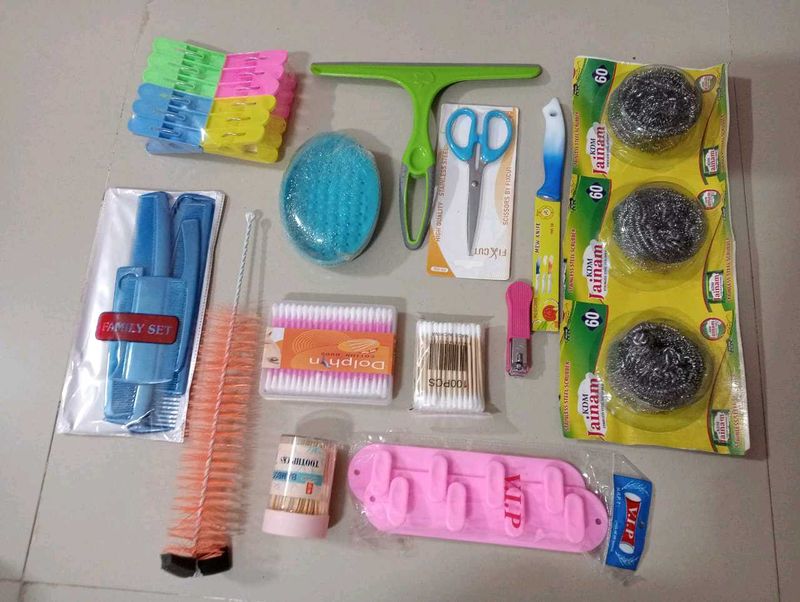 Set of 13 household products