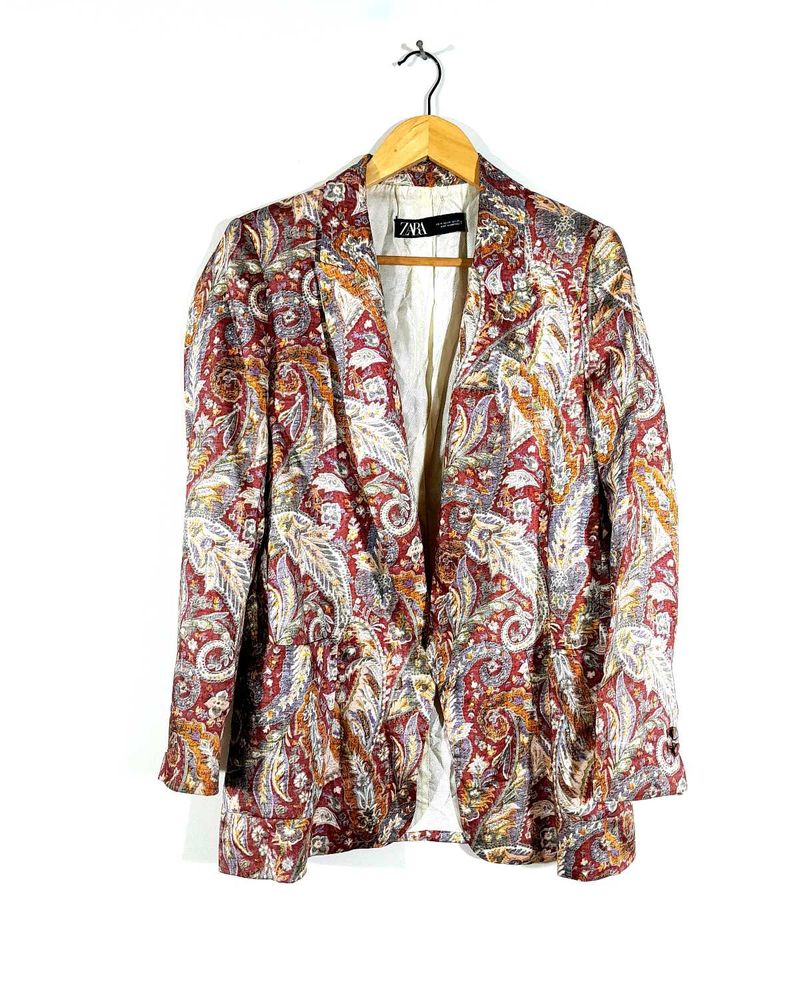 Zara Paisley Blazer