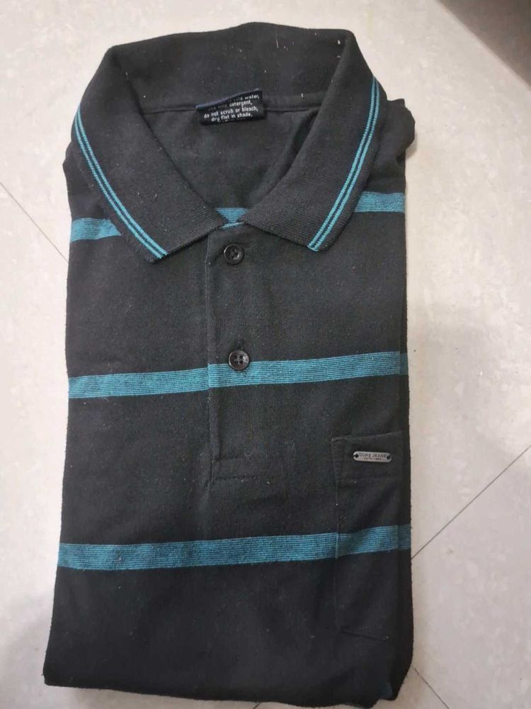 Striped Polo T-Shirt
