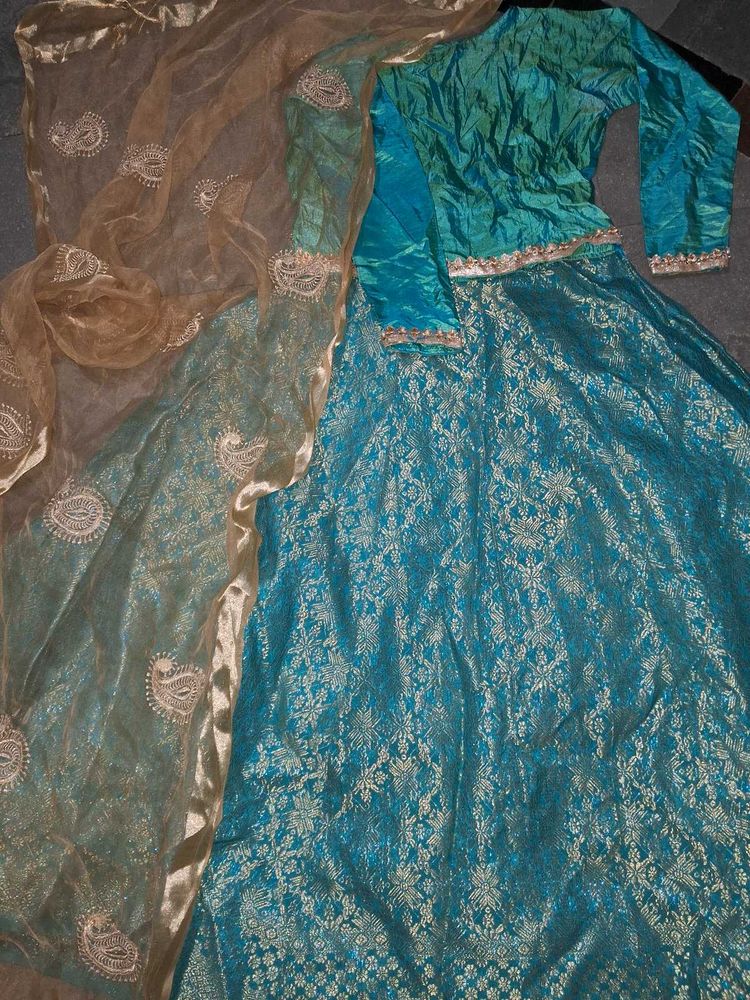 Teal Indian Beutic Dress