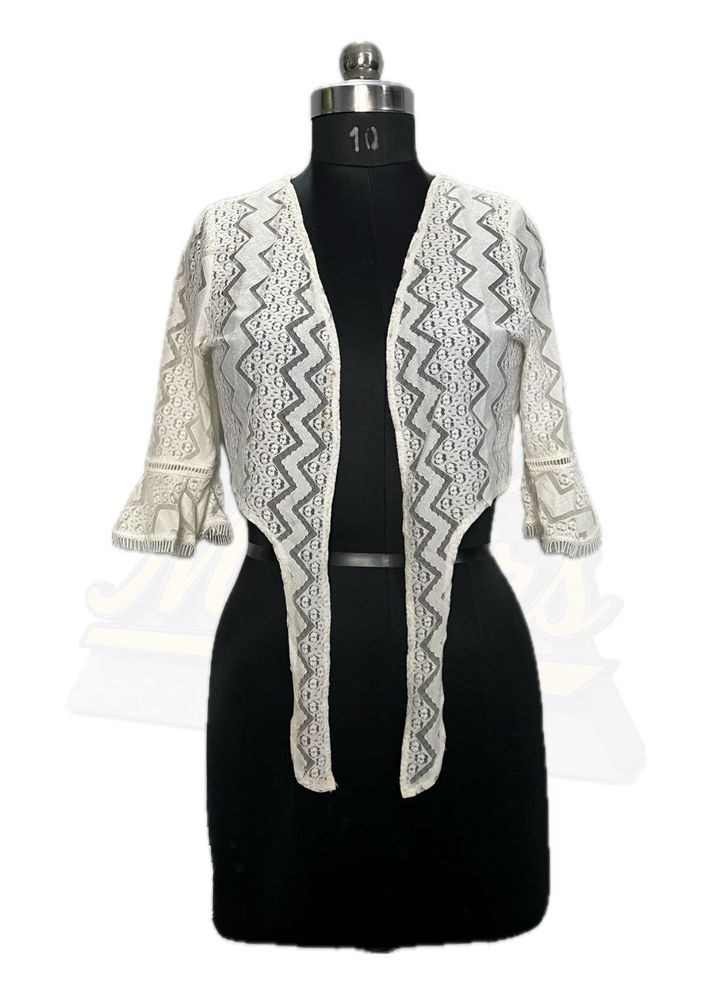 White Lace Bolero Shrug