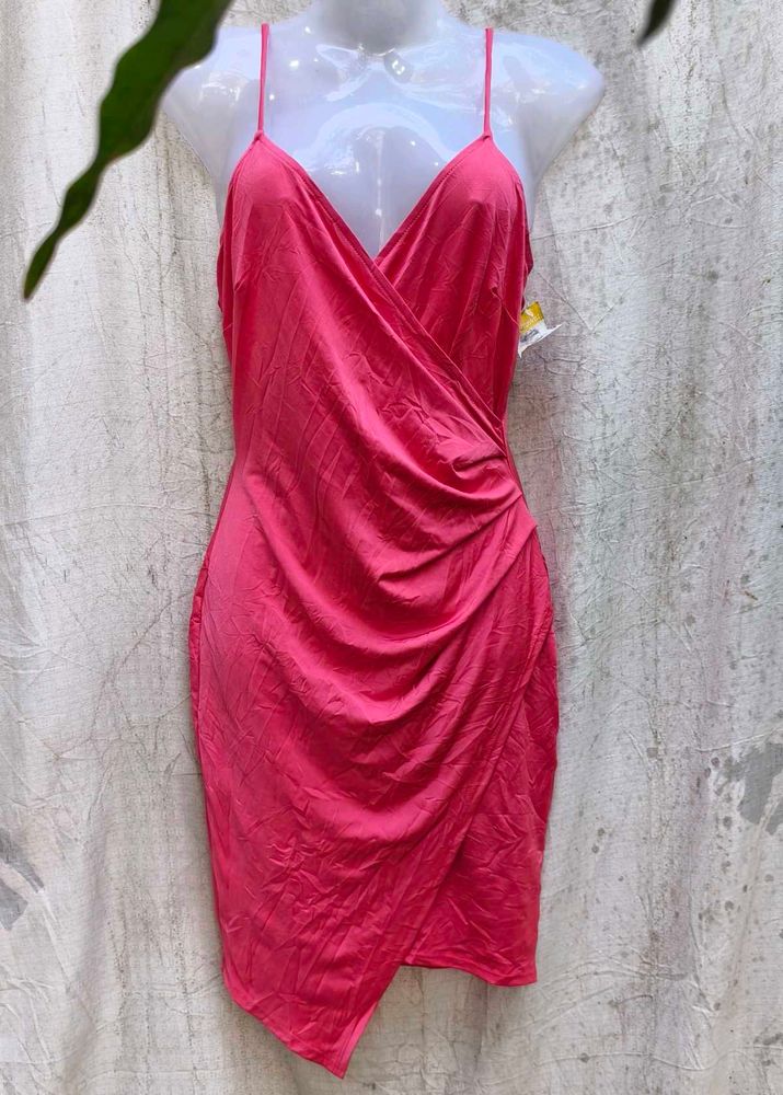 I. Pink Mini Dress