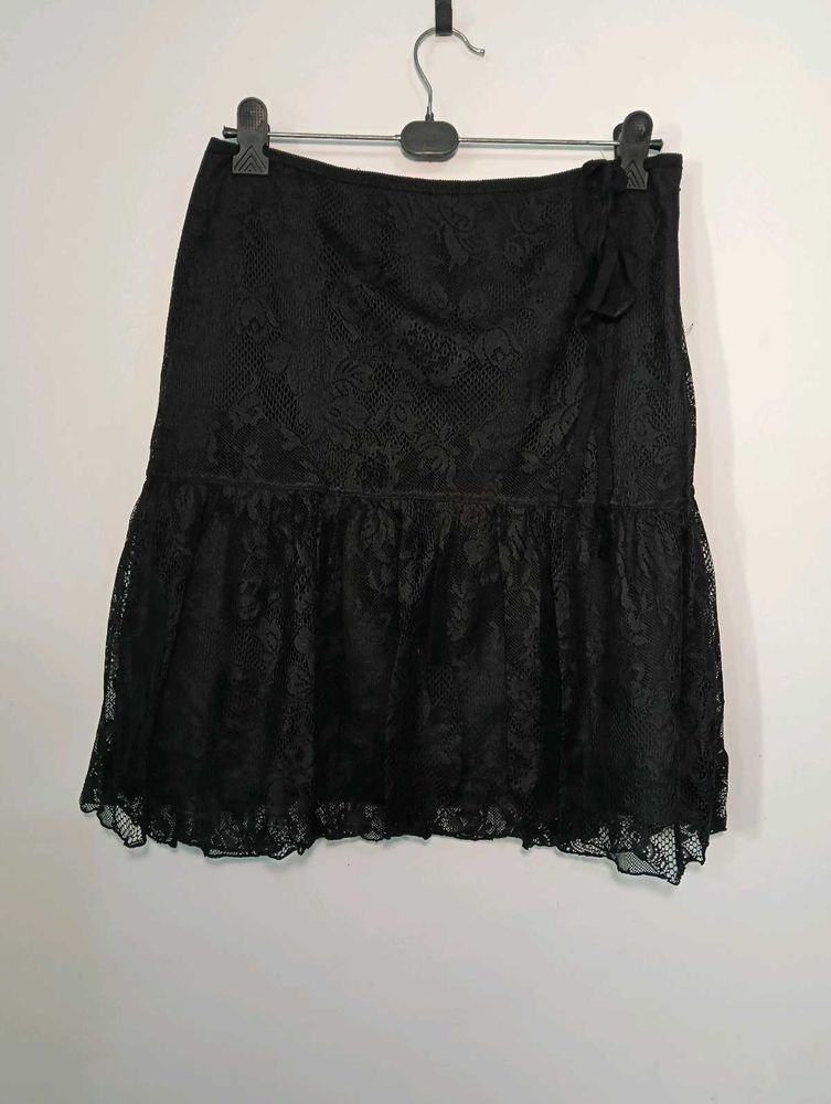 Black Lace Skirt