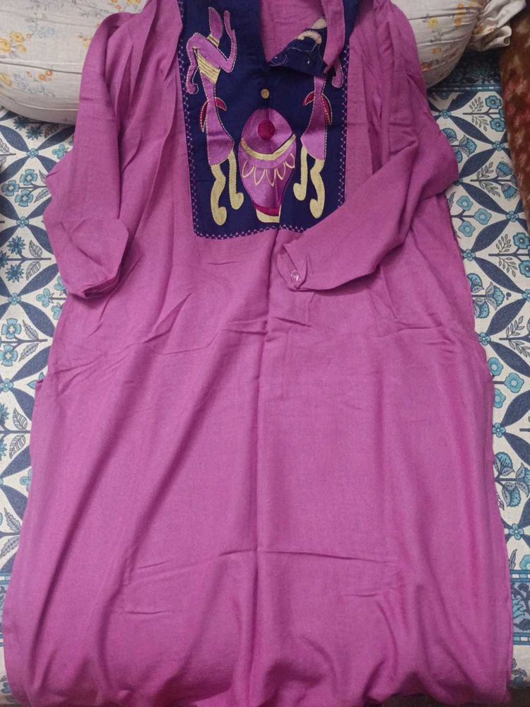Stylish Purple Kurta
