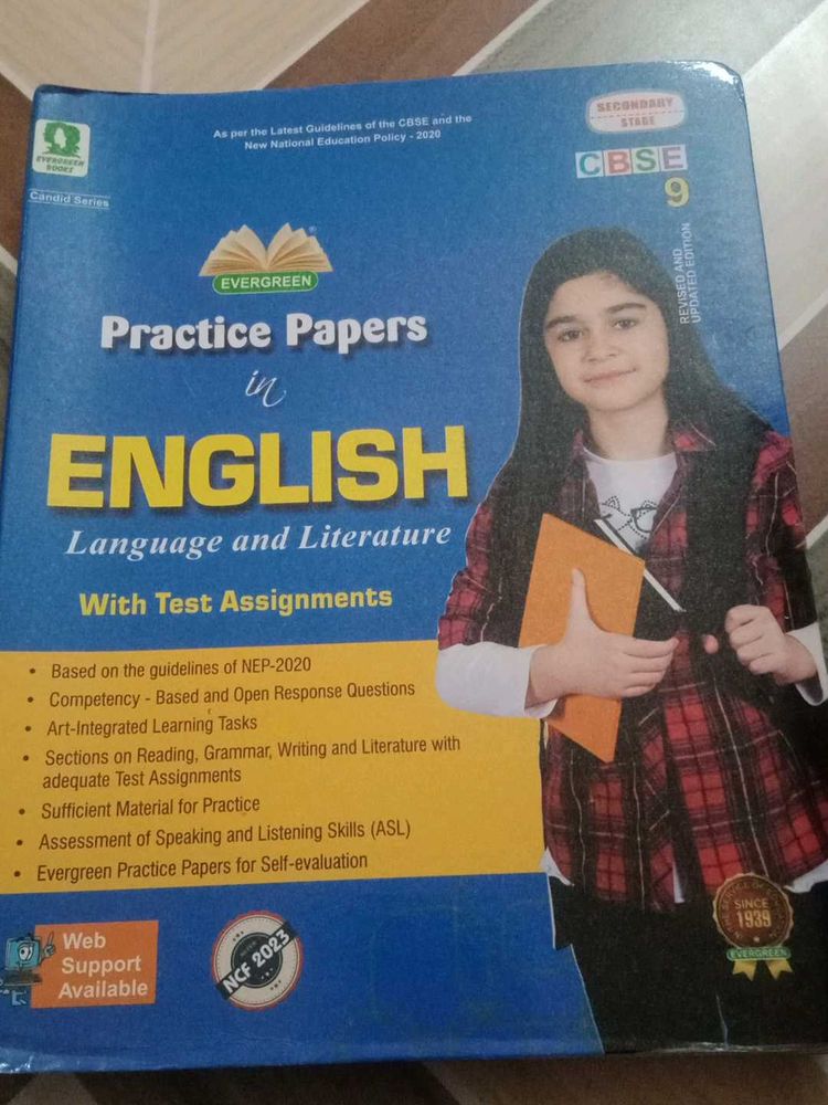 Evergreen English Practice Paper