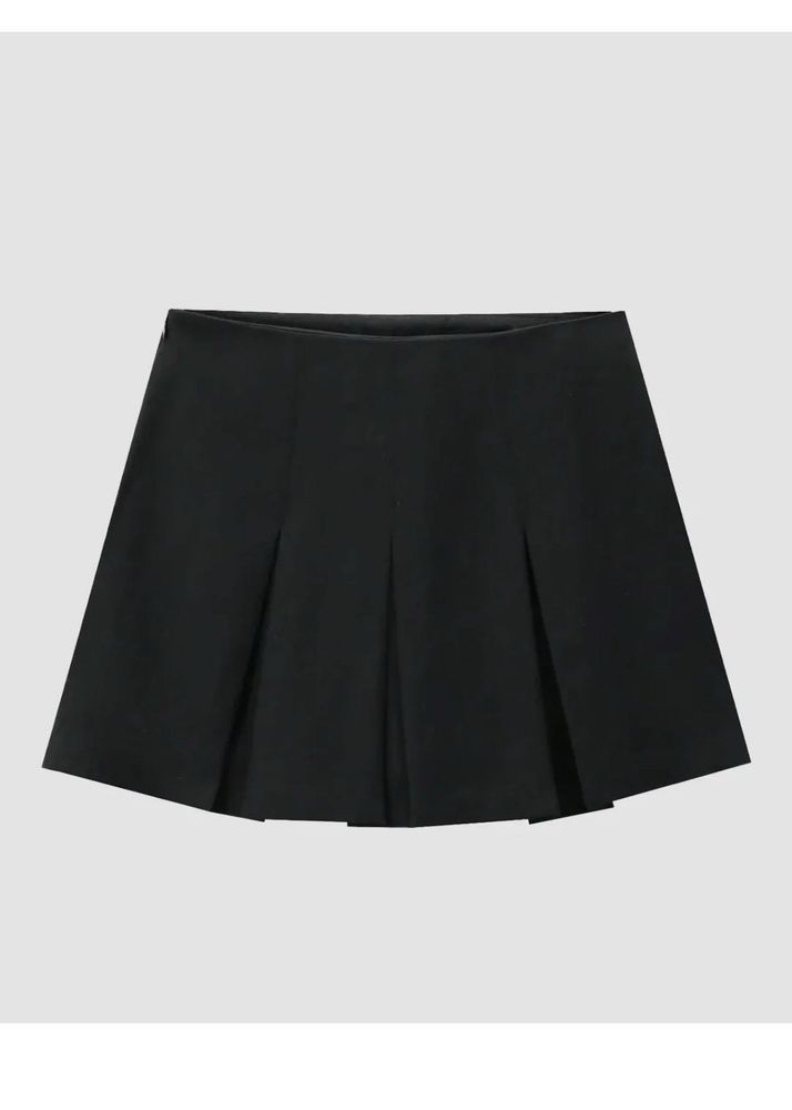 Pleated Black Skirt
