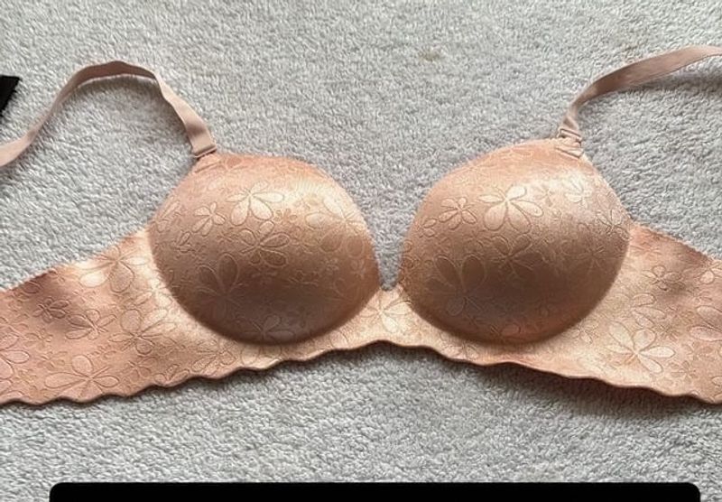 Peach Soft Pushup Bra 🧡