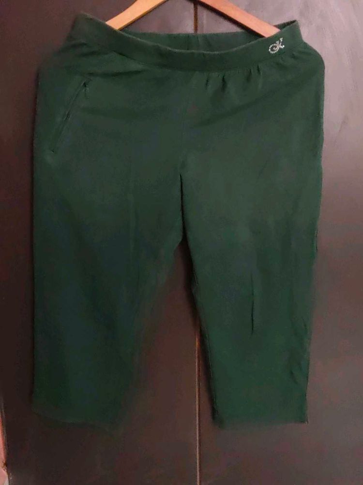 Green Capri Pants