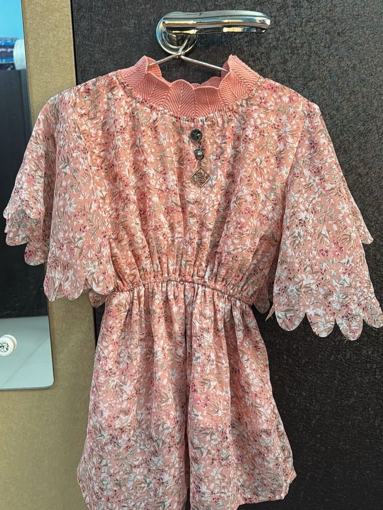 Floral Print Mini Dress