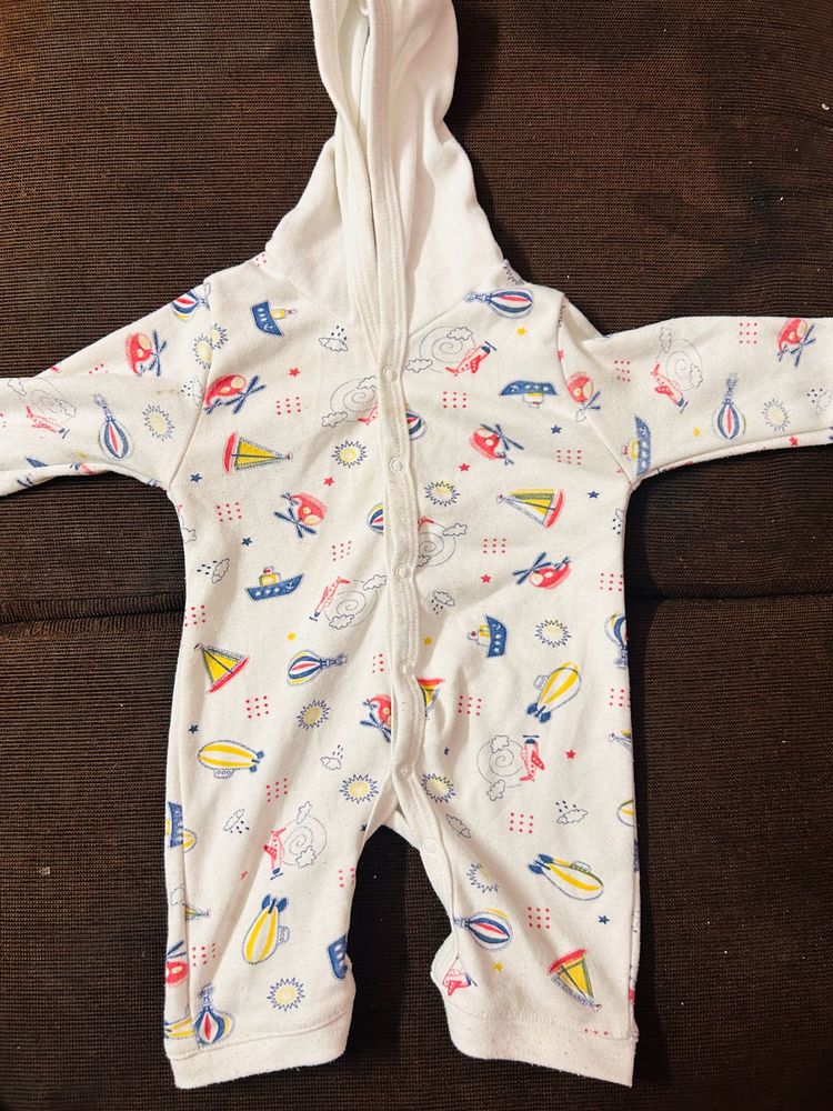 Cute Printed Baby Romper