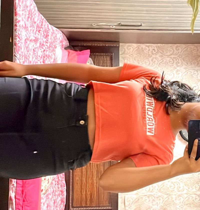 Orange Graphic Tee