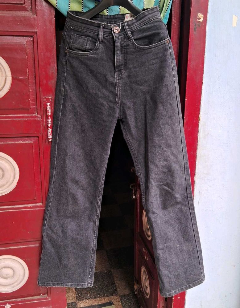 Black Wide Leg Jeans