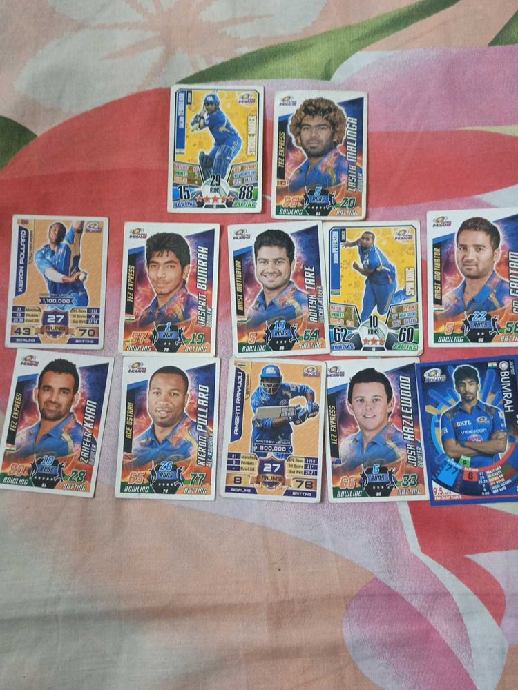 Cricket Cards - Mumbai Indians