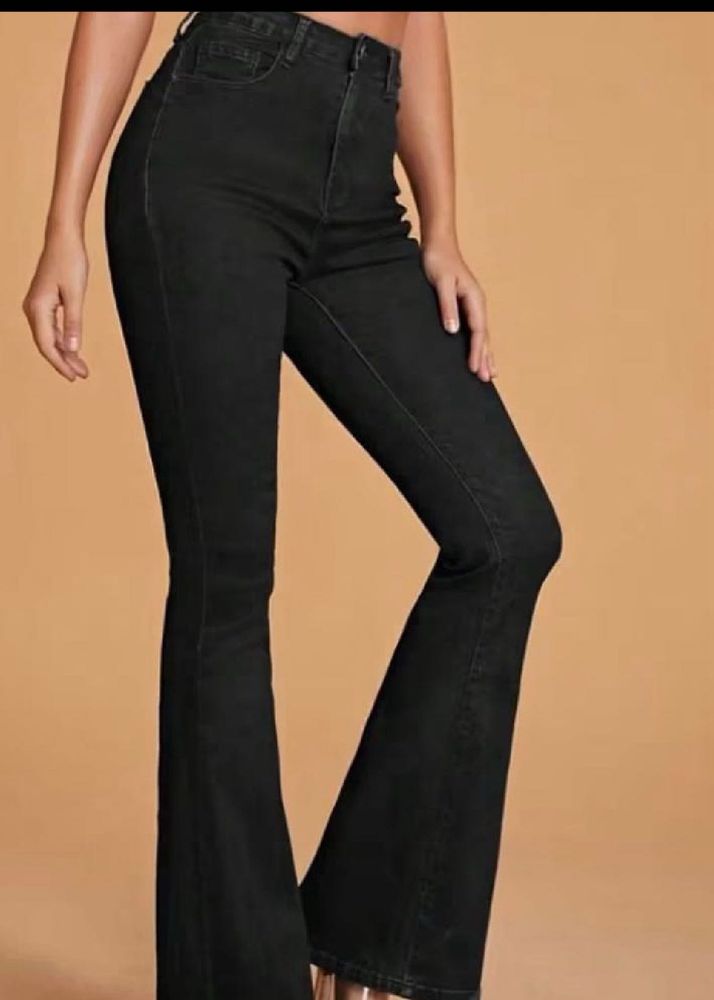 Black Flare Jeans