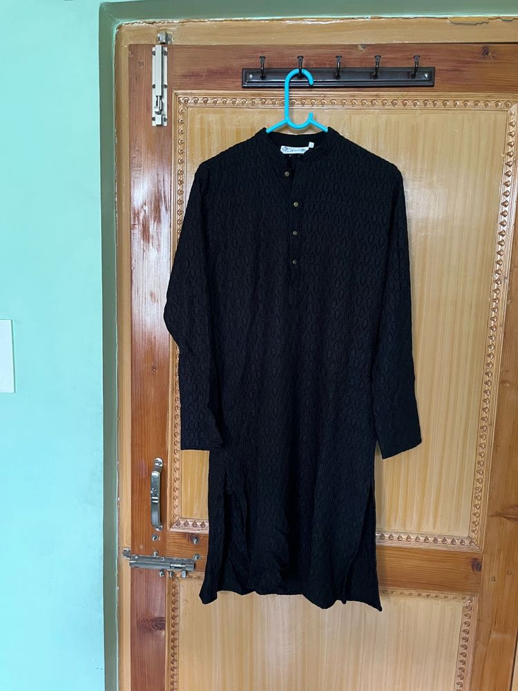 Men&#39;s Black Kurta