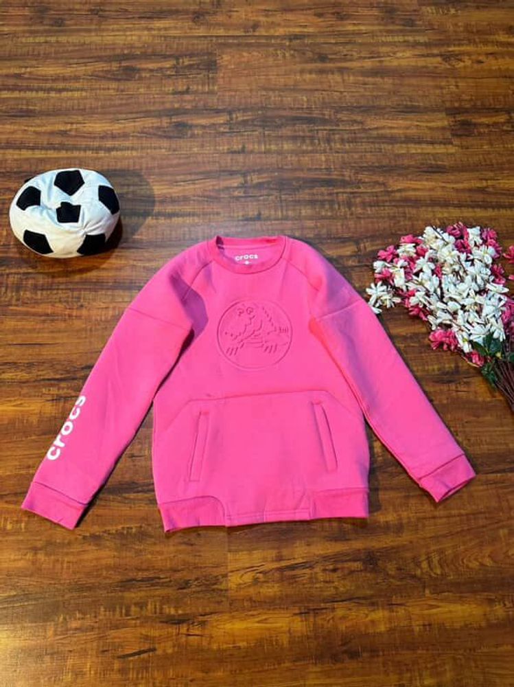 Crocs Pink Sweatshirt