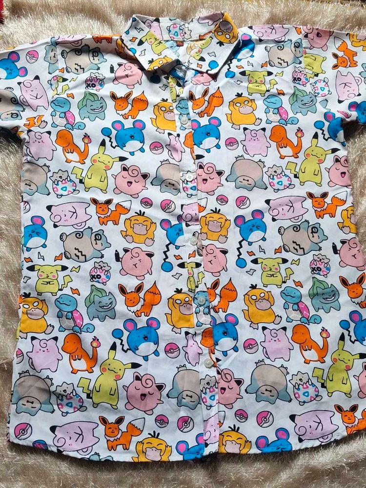 Pokemon Button-Up Shirt