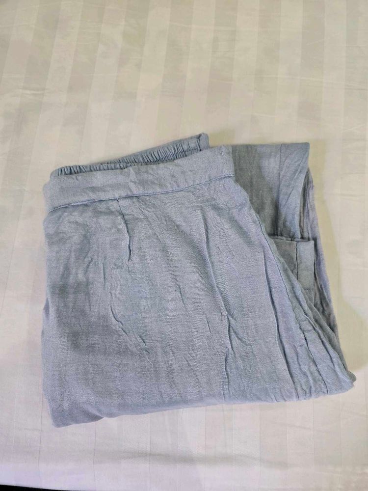 Blue Pyjama Pant For Women