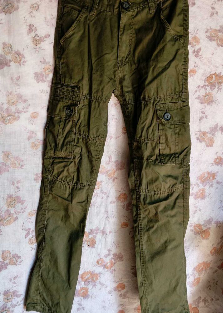 Olive Green Cargo Pants