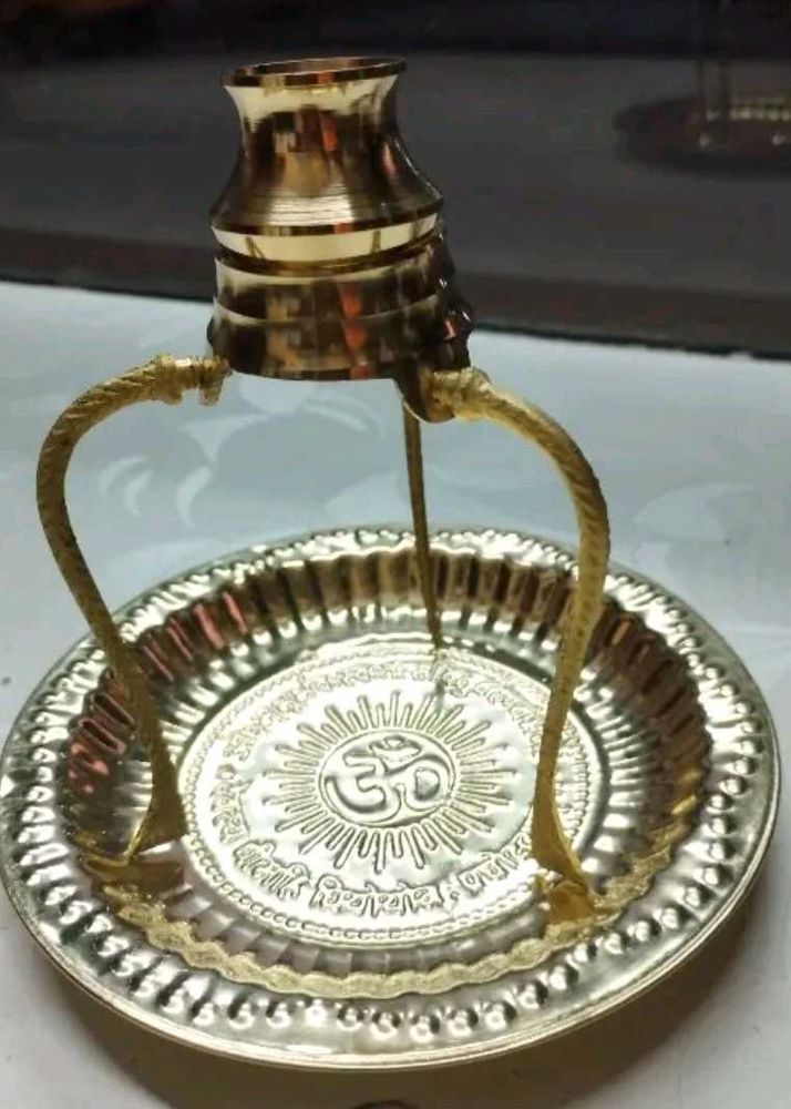 Brass Pooja Thali Set