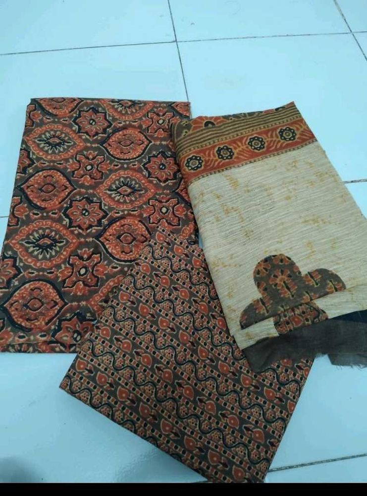 Block Print Cotton Suit Set