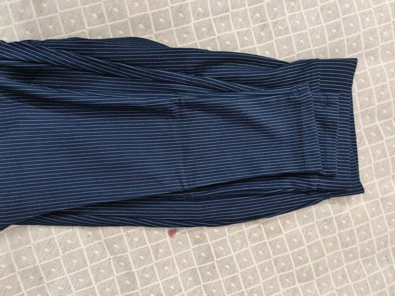 Striped Wide-Leg Pants