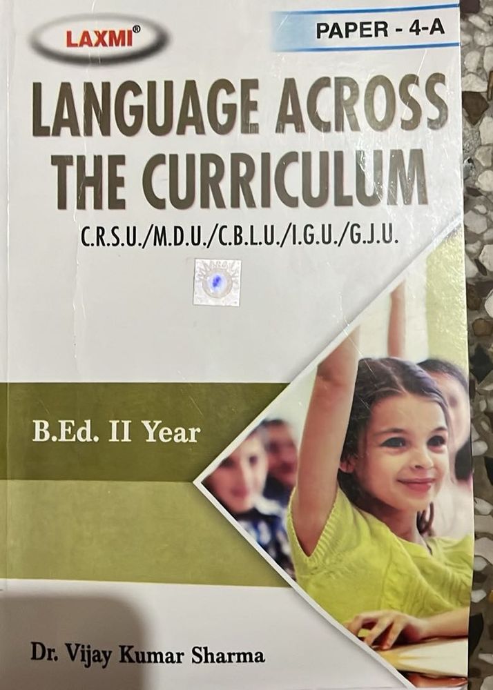 Language Across the Curriculum - B.Ed. II Year