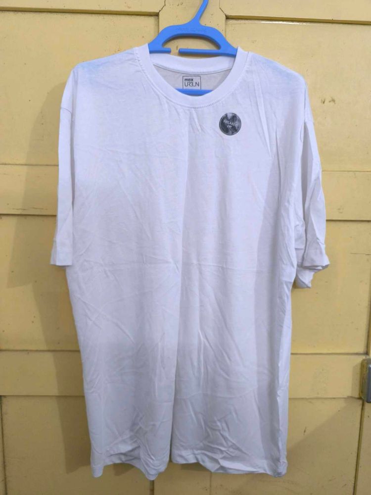 White Solid T-Shirt
