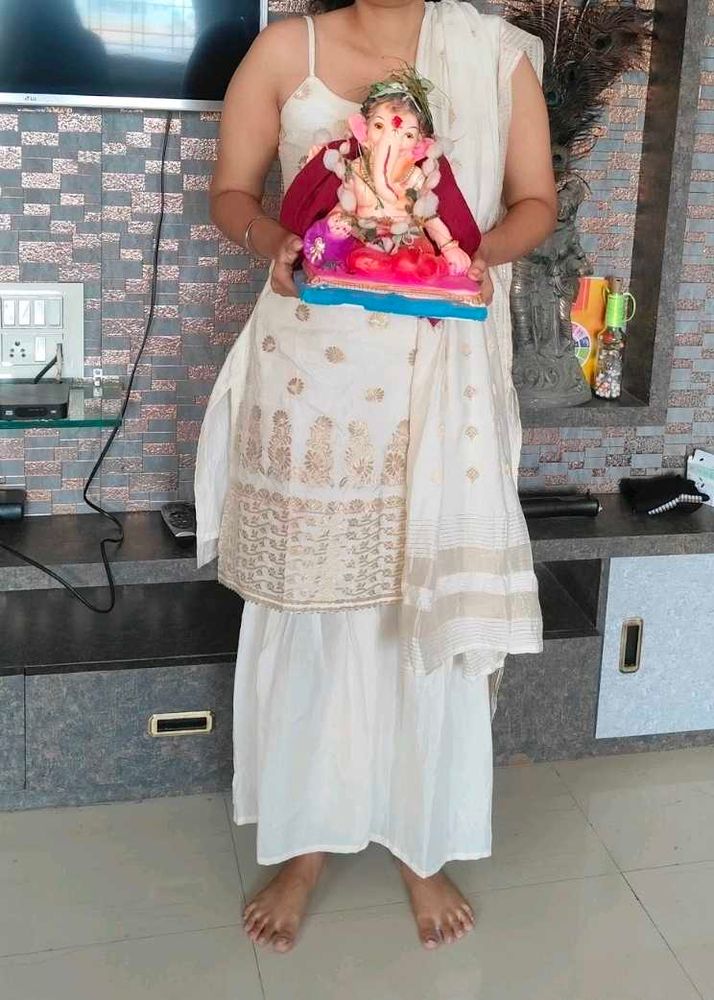 off white sharara set