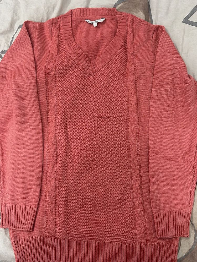Stylish Coral Sweater