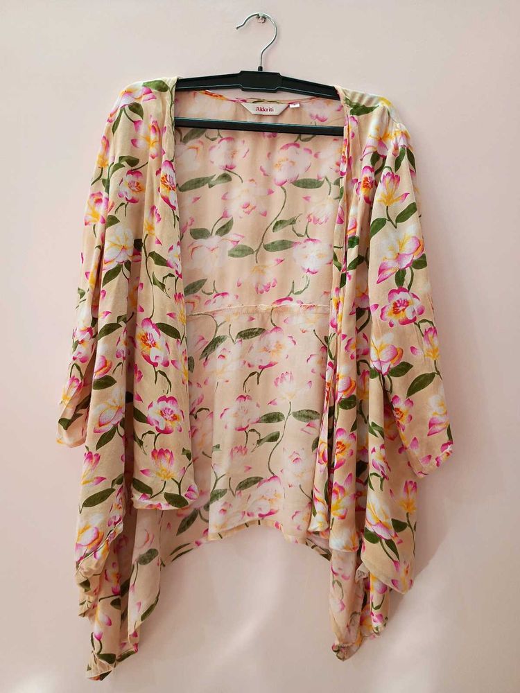 Floral Print Shrug