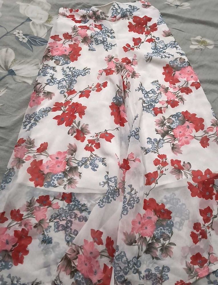 Floral Print Skirt