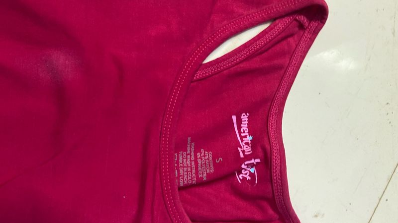 Pink fitted kurti