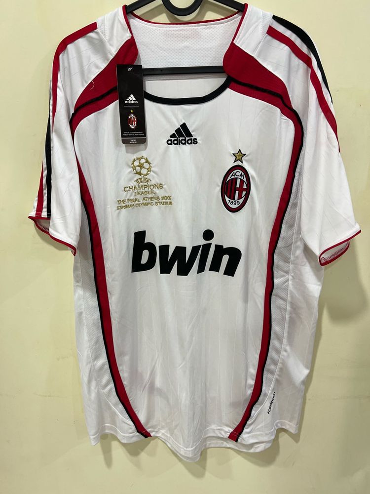 AC Milan 2007 kaka ucl winner football jersey
