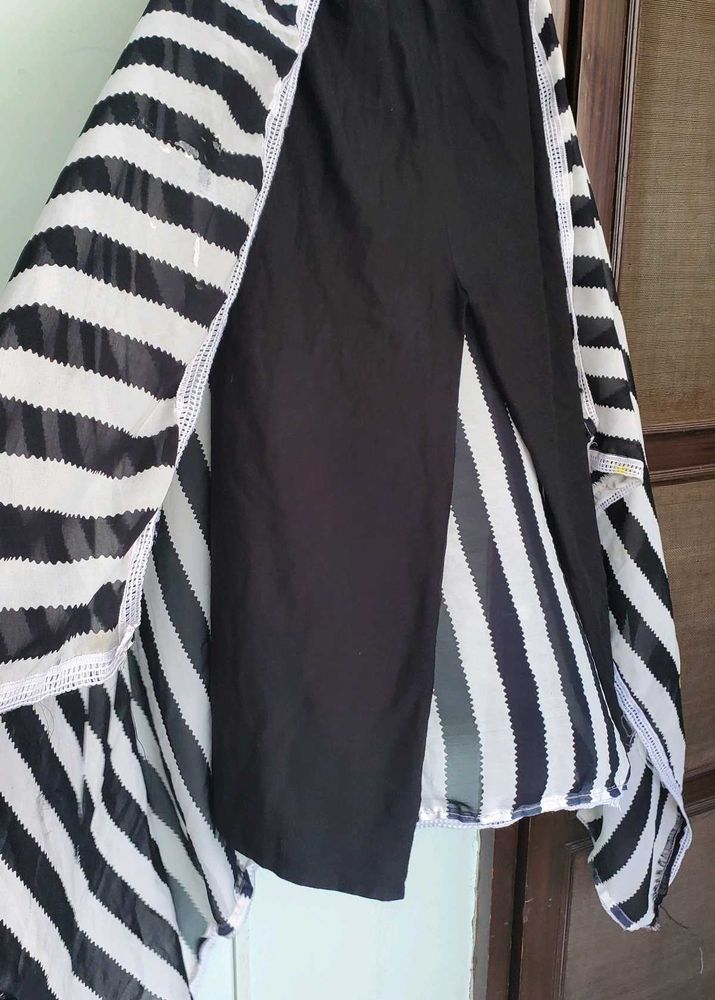 COMBO SET OF PLAZO &amp; STRIPES Georgerte 👌 😍 Dupat