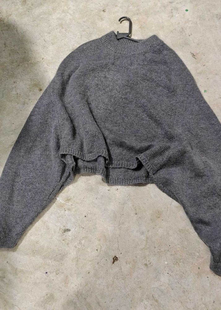 Puff Cut Sleeve Sweater