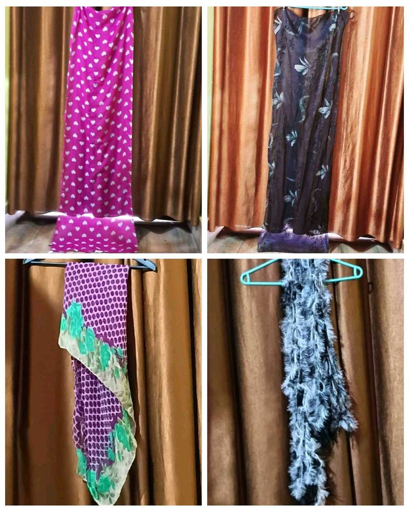 Combo Of 4 Stoles/Scarves