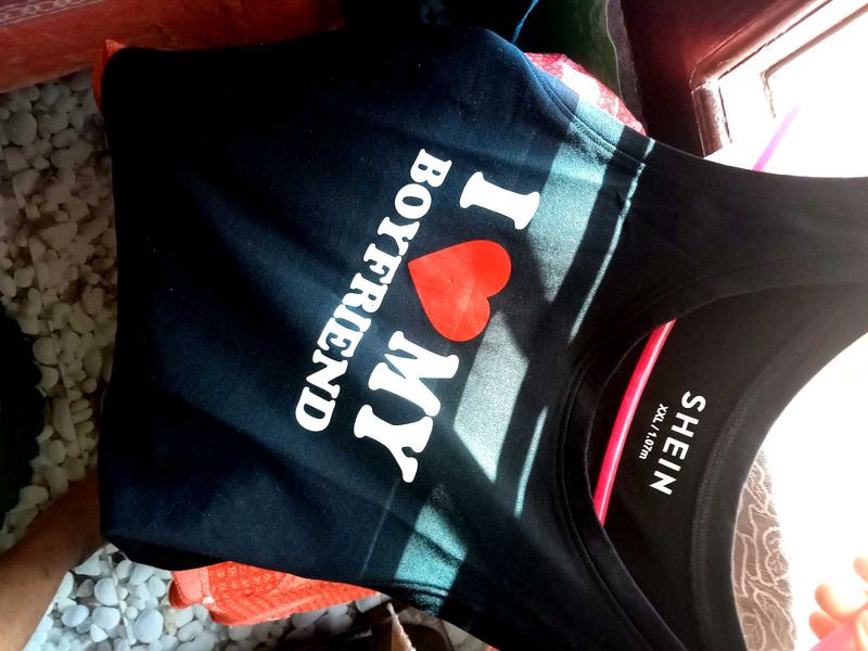 I ❤️ My Boyfriend Tee from shein