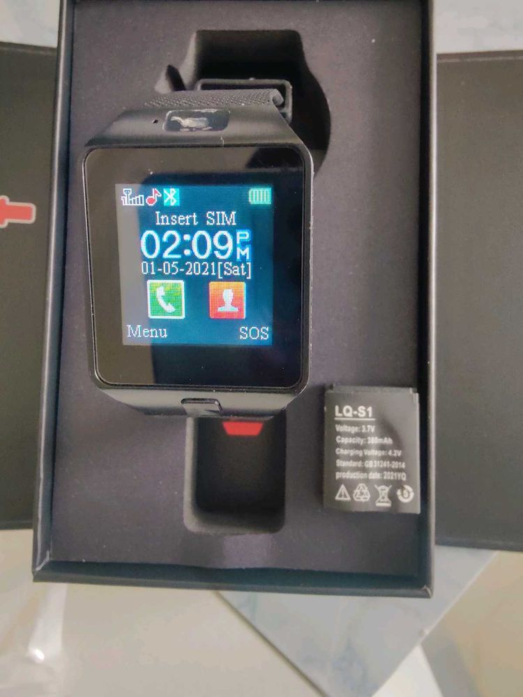 Smart Watch with Sim Calling + 1 Extra Battery