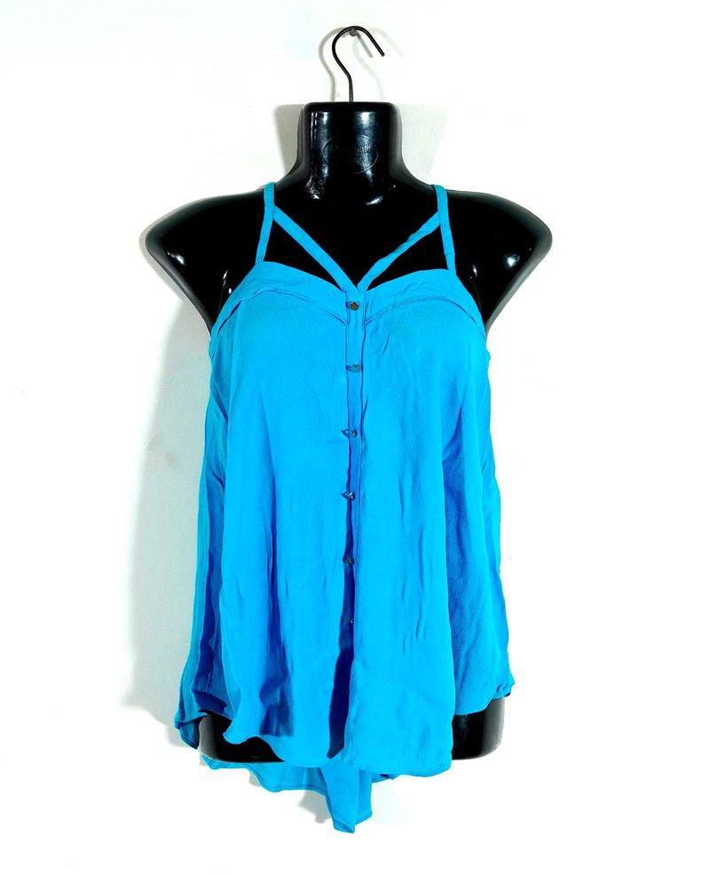 Y2k Blue Top