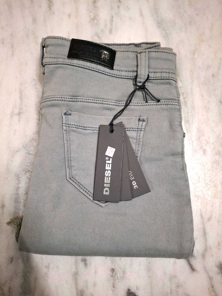 Diesel Grey Denim Jeans - New!