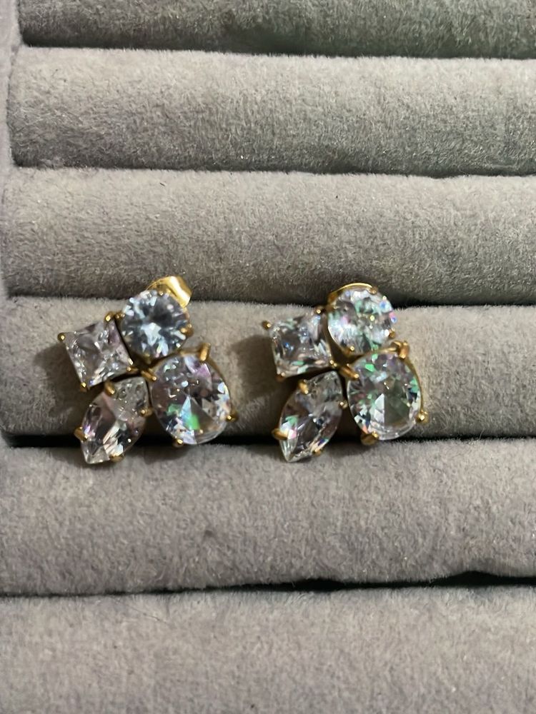 Rhinestone Studs Anti Tarnish